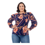 Blusa Plus Size Social