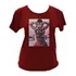 Blusa Plus Size Tam. M Ao G5 Aplicação Estampa Moça Com Laço