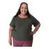 Blusa Plus Size Tam.g9 E G10 M/c Lisa Básica Cores Especiais