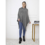 Blusa Poncho Gola Alta