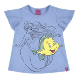 Blusa Princesas Disney Ariel