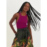 Blusa Regata Alcinha Trico
