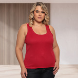 Blusa Regata Canelado Rib