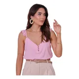 Blusa Regata Com Alcas
