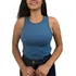 Blusa Regata De Algodão Canelada, Lindíssima E Confortável