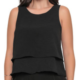 Blusa Regata Duna Camadas