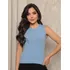 Blusa Regata Elegante Modal De Toque Macio Confrortável