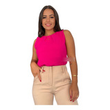 Blusa Regata Feminina Elegante