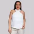 Blusa Regata Feminina Gola Transpassada Duna Elegante