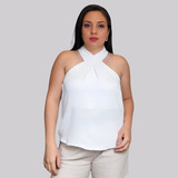 Blusa Regata Feminina Gola