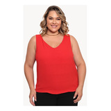 Blusa Regata Feminina Plus