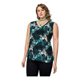 Blusa Regata Feminina Plus