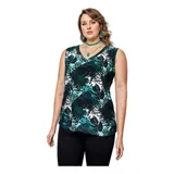 Blusa Regata Feminina Plus