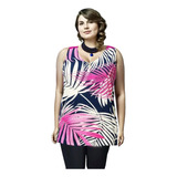 Blusa Regata Feminina Plus