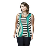 Blusa Regata Feminina Plus