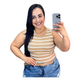Blusa Regata Feminina Ribana
