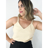Blusa Regata Feminina Social