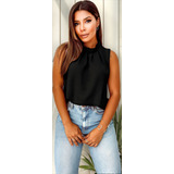 Blusa Regata Feminina Social
