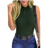Blusa Regata Garrafinha Gola