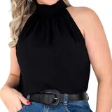 Blusa Regata Gola Alta