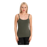 Blusa Regata Lisa Feminina