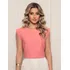 Blusa Regata Marante Elegante Com Botão Atrás Confotavel
