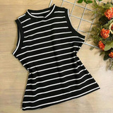 Blusa Regata Menina Canelada
