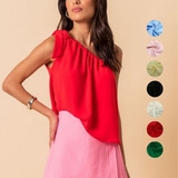 Blusa Regata Um Ombro