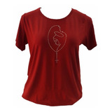 Blusa Religiosa Com Aplicacao