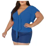 Blusa Renda Feminina Plus