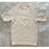 Blusa Rendada Decote Careca