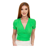 Blusa Roxa Gardenia Manga