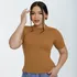 Blusa Segunda Pele Feminina Básica Gola Alta M Ao Gg