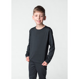 Blusa Segunda Pele Térmica Infantil Unissex Em Tecido Fino