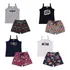 Blusa Shorts Conjunto Juvenil Verão Tam 10 12 14 16 Feminino