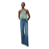 Blusa Slhouder Femminino Folhagem