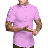 Blusa Social Elastano Masculina