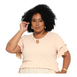 Blusa Social Elegante Decote