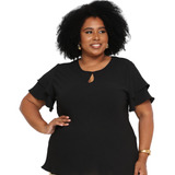 Blusa Social Elegante Decote