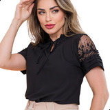 Blusa Social Evangelica Feminina