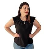 Blusa Social Feminina Crepe