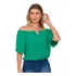 Blusa Social Feminina Duna Ciganinha Verão Manga Curta Linda