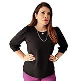 Blusa Social Feminina Manga