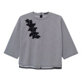 Blusa Social Feminina Manga