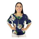Blusa Social Feminina Manga