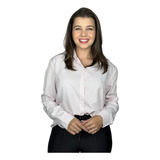 Blusa Social Feminina Manga