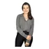 Blusa Social Feminina Manga Longa Basica Uniforme Liso