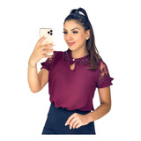 Blusa Social Manga Curta