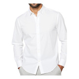 Blusa Social Masculina Camisa Manga Longa Slim Fit