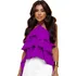 Blusa Soltinha Feminina Bata Babado Barato Carnaval Verao